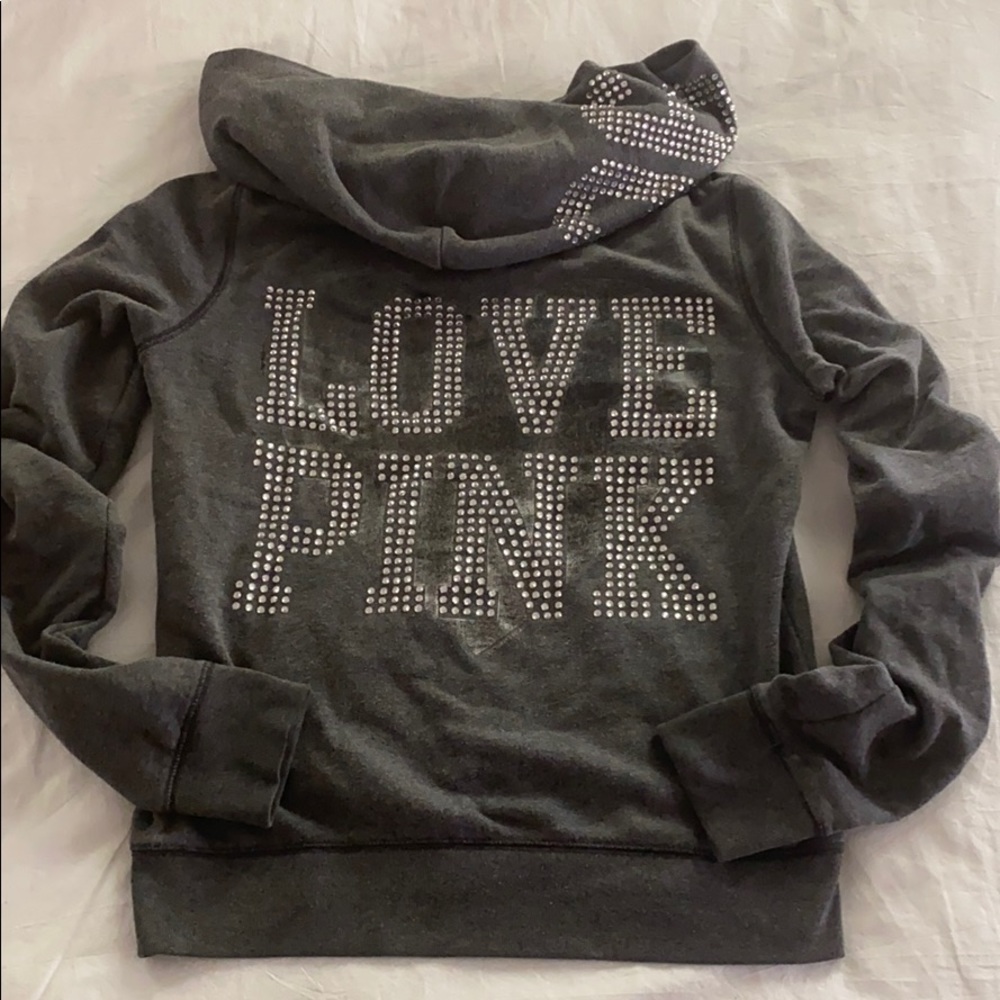 VS PINK Bling Zip-up